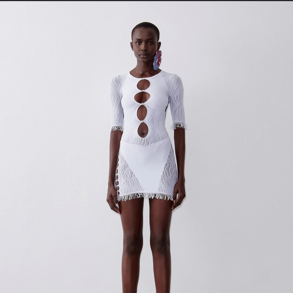 POSTER GIRL White Mini Dress